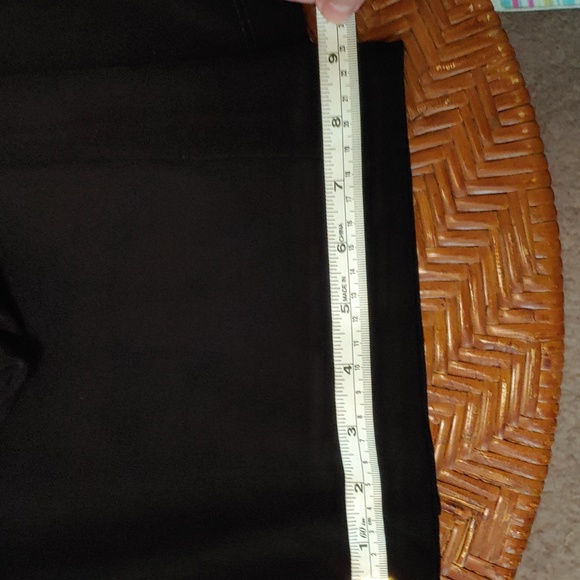 Chico's "Traveler's" line black new never worn acetate/spandex slacks 3 - Picture 4 of 4